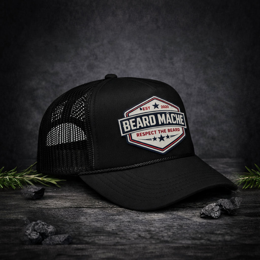 BeardMache “Respect The Beard” Classic Trucker Hat