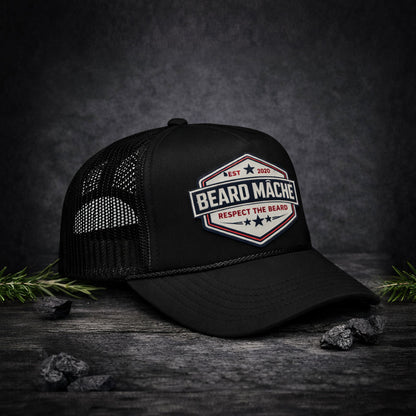 BeardMache “Respect The Beard” Classic Trucker Hat